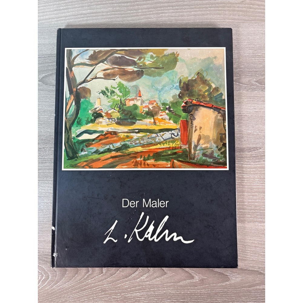 Der Maler Art Book by L Kahn German Artist Exhibt Catalog 1986- German Edition‎